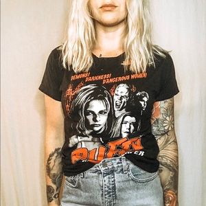Distressed BUFFY tee